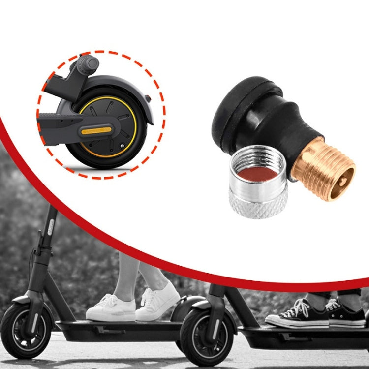 For Ninebot MAX G30 2pcs Scooter Tires Vacuum Nozzle(Black) - Accessories & Parts by PMc TechLife | Online Shopping South Africa | PMc TechLife | Buy Now Pay Later Mobicred