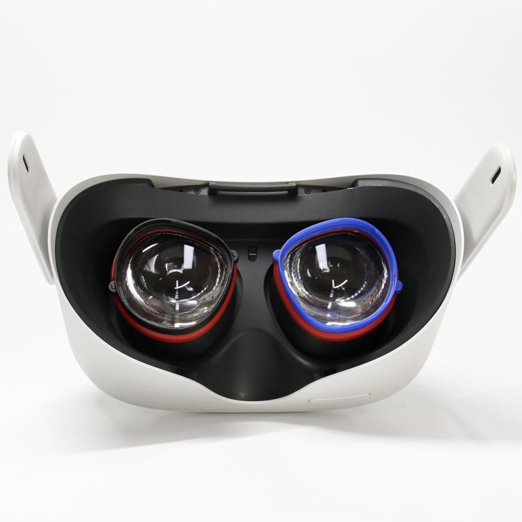 For Oculus Quest / Rifts / Quest 2 1pair VR All-in-one Glasses Frame Magnetic Suction Frame Can Match Myopic Lenses(Red) - VR Accessories by PMC TechLife | Online Shopping South Africa | PMC TechLife | Buy Now Pay Later Mobicred