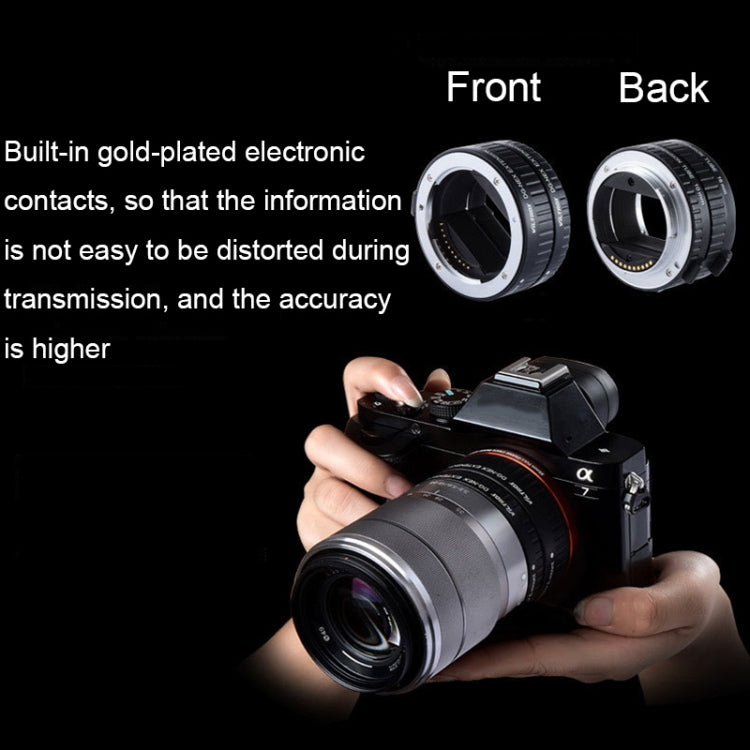 For Sony VILTROX DG-NEX Camera Automatic Close-Up Ring Macro Ring Set - free shipping - PMC TechLife - Order now!