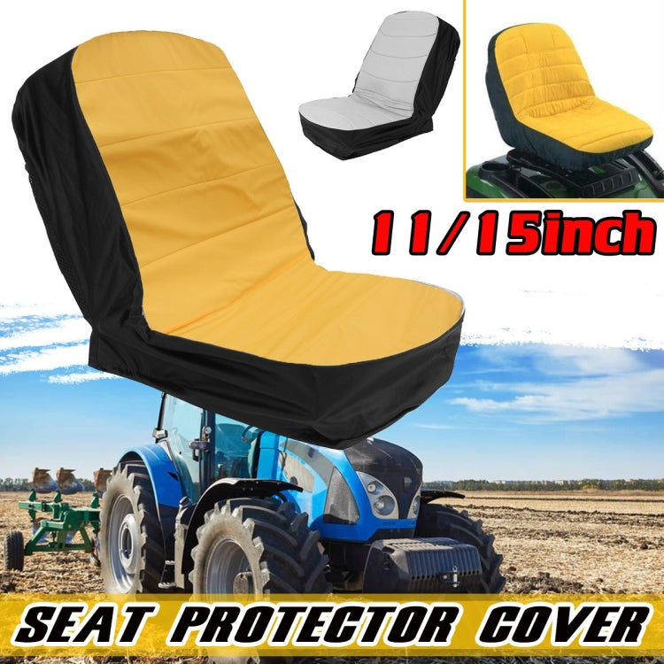 Dustproof Seat Cover For Grass Cutter / Agricultural Vehicle / Forklift / Tractor, Size: 11 Inch (Gray Black) - Seat Accessories by PMC TechLife | Online Shopping South Africa | PMC TechLife | Buy Now Pay Later Mobicred
