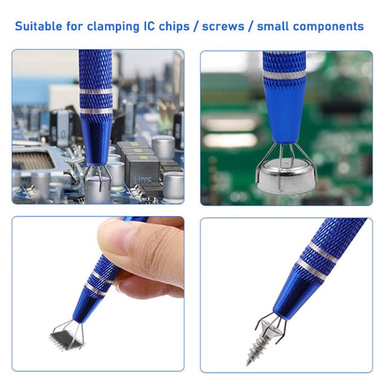 2pcs IC Chip Picker Electronic Component Parts Picker Capacitor IC Grabber Clips(Dark Brown) - Auxiliary Clamp Clip by PMC TechLife | Online Shopping South Africa | PMC TechLife | Buy Now Pay Later Mobicred