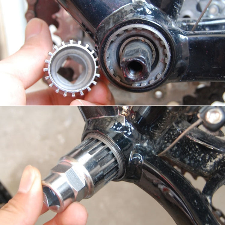 Mountain Bike Square Hole Removal Installation Shaft Sleeve(Black) - Maintenance tools by PMc TechLife | Online Shopping South Africa | PMc TechLife | Buy Now Pay Later Mobicred