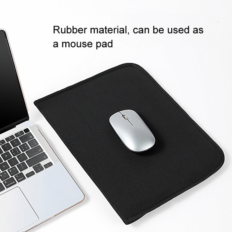 17 Inch Neoprene Laptop Lining Bag Horizontal Section Flap Clutch Bag(Black) - free shipping - PMC TechLife - Order now!