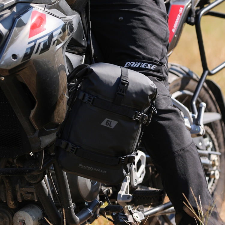 Rhinowalk MT2206 6L Waterproof Motorcycle Bumper Bag Outdoor Riding Bag(Green) - free shipping - PMC TechLife - Order now!