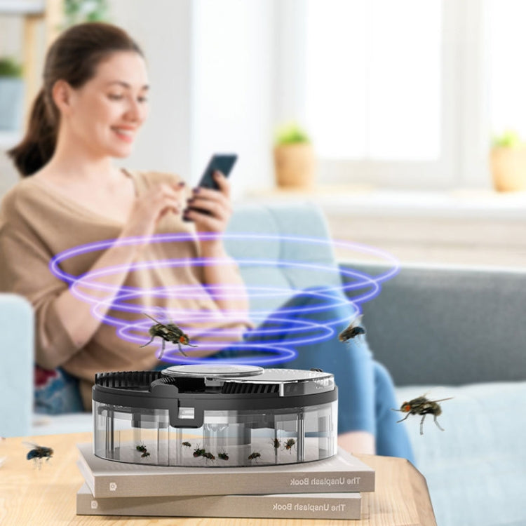 S008 Automatic Fly Killer Silent USB Household Fly Trap, Spec: USB Type (Black) - Repellents by PMC TechLife | Online Shopping South Africa | PMC TechLife | Buy Now Pay Later Mobicred