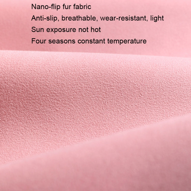 Flip-fur Car Cushion Breathable Ventilation Cushion for Four Seasons, Style: Long Rear Cushion(Pink) - Seat Accessories by PMC TechLife | Online Shopping South Africa | PMC TechLife | Buy Now Pay Later Mobicred