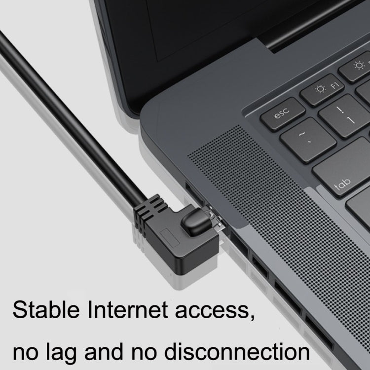 Straight Head 1m Cat 8 10G Transmission RJ45 Male To Female Computer Network Cable Extension Cable(Black) - Lan Cable and Tools by PMC TechLife | Online Shopping South Africa | PMC TechLife