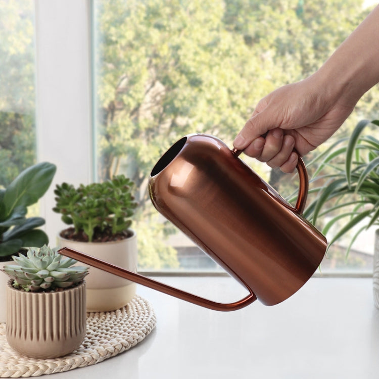 1500ML Household Gardening Stainless Steel Long Spout Heighten Watering Pot, Specification: Ancient Gold - Watering & Irrigation by PMc TechLife | Online Shopping South Africa | PMc TechLife | Buy Now Pay Later Mobicred