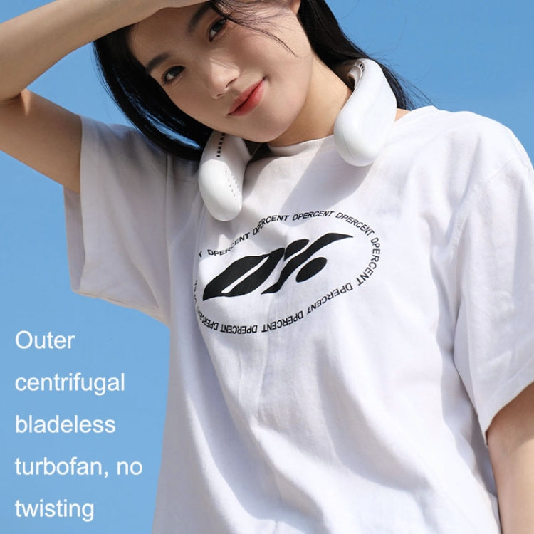 F63 Semiconductor Cooling Hanging Neck Fan USB Silent Outdoor Mini Fan(White) - Electric Fans by PMC TechLife | Online Shopping South Africa | PMC TechLife | Buy Now Pay Later Mobicred