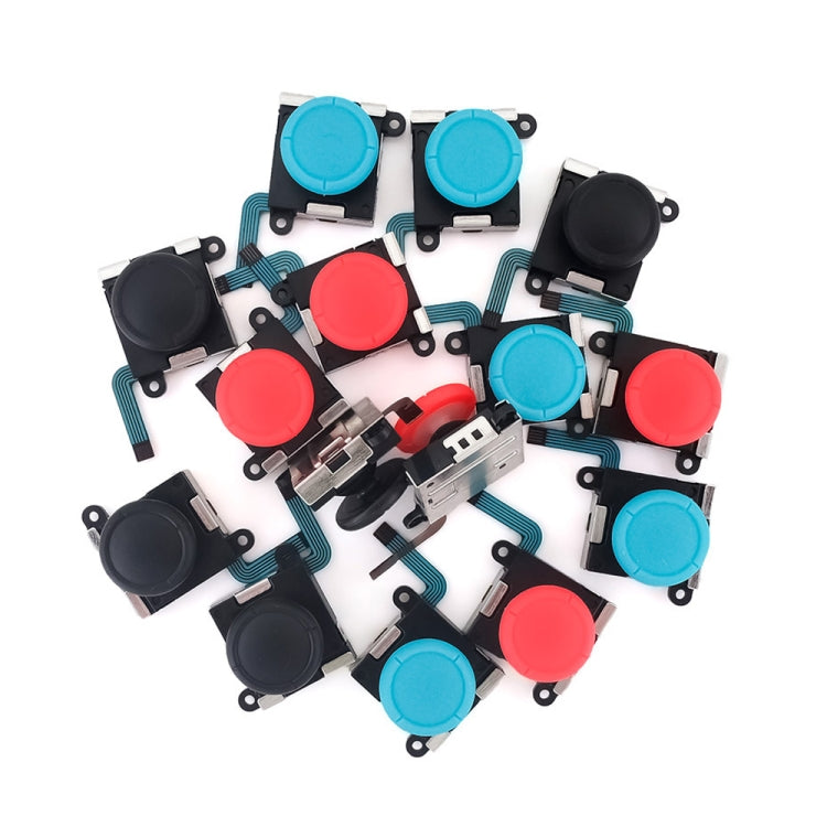For Nintendo Switch 2pcs Game Console 3D Left Right Interoperability Rocker Remote Sensing Joystick(Red) - Switch Spare Parts by PMC TechLife | Online Shopping South Africa | PMC TechLife