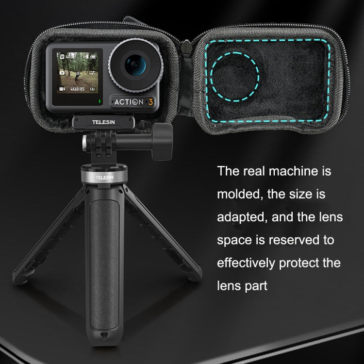 For DJI Osmo Action 3 TELESIN OA-BAG-002 Body Protective Bag Mini Storage Package Camera Accessories(Black) - by TELESIN | Online Shopping South Africa | PMC TechLife