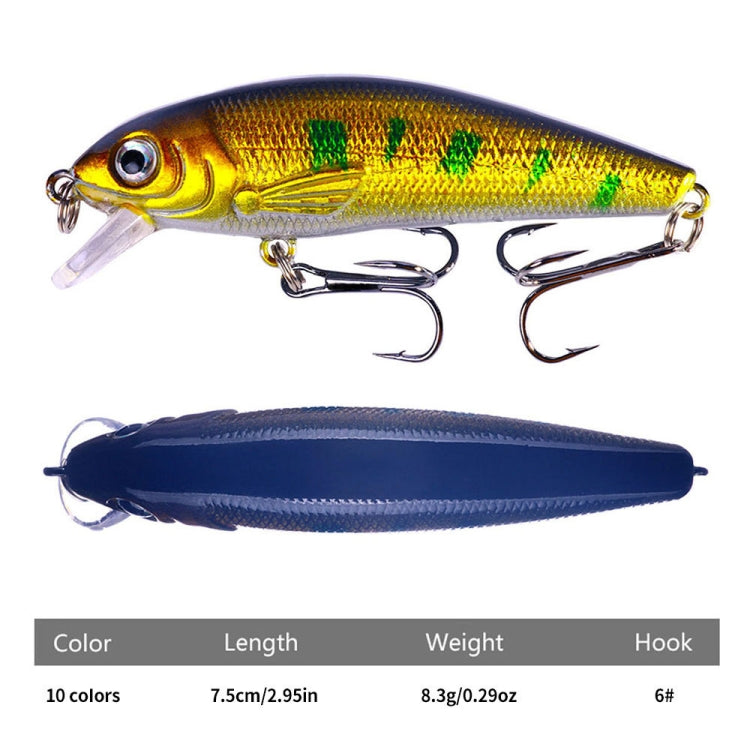 HENGJIA MI158 Floating Mino Bionic Lures, Color: 4 - Fishing Lures by HENGJIA | Online Shopping South Africa | PMC TechLife | Buy Now Pay Later Mobicred