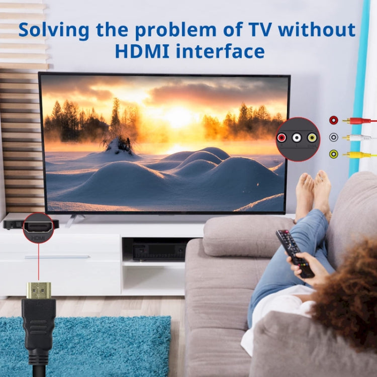 HDMI To AV/3RCA TV Audio Video Cable(1.5m) - free shipping - PMC TechLife - Order now!