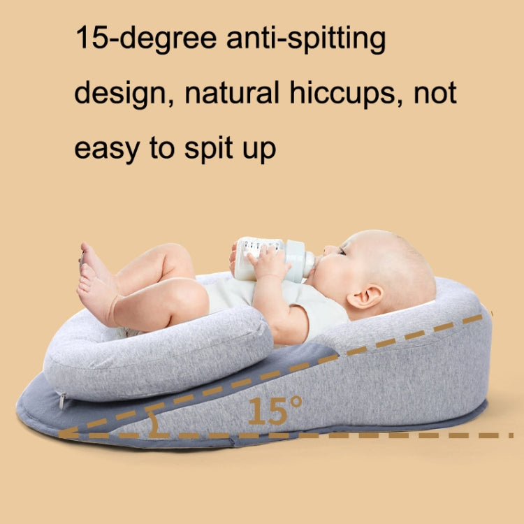 Baby Breastfeeding Pillow Lying Feeding Baby Anti-spitting Milk Slope Pad(Gray) - Baby Care by PMC TechLife | Online Shopping South Africa | PMC TechLife