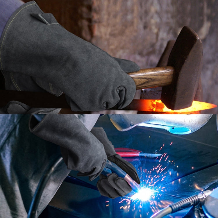 Outdoor Camp BBQ Gloves High Temperature Resistant Insulation Gloves(Gray) - Safety Gloves by PMC TechLife | Online Shopping South Africa | PMC TechLife