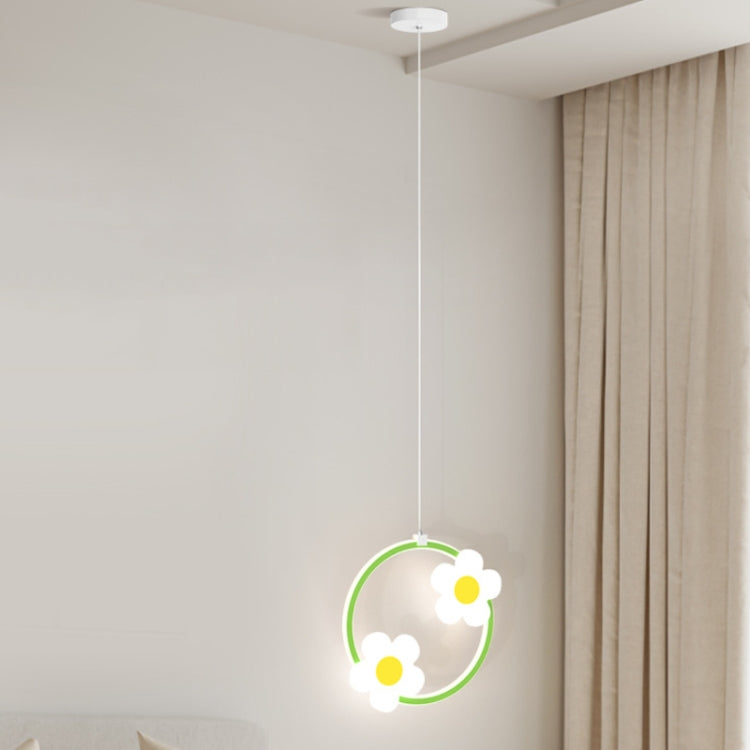 Children Room Bedside Warm Sunflower Chandelier, Color: Round Pink White Light - Celling Lights & Chandeliers by PMc TechLife | Online Shopping South Africa | PMc TechLife | Buy Now Pay Later Mobicred