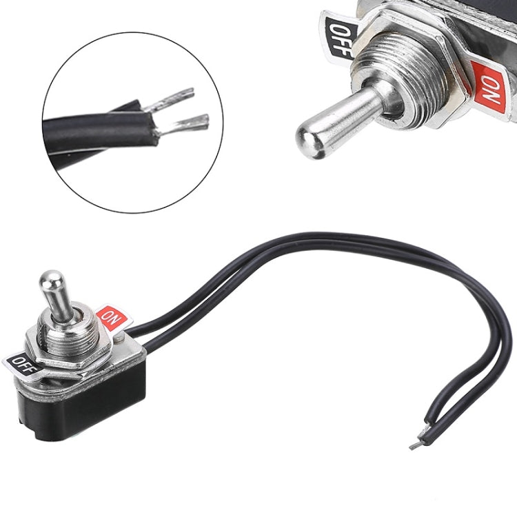 KNS-1 10pcs Mini Toggle Two-position Rocker Switch With Wire - Marine Accessories & Parts by PMC TechLife | Online Shopping South Africa | PMC TechLife | Buy Now Pay Later Mobicred
