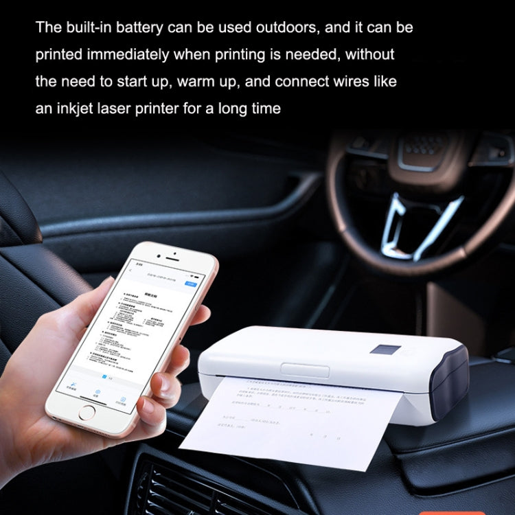 Home Small Phone Office Wireless Wrong Question Paper Student Portable Thermal Printer, Style: Remote Edition+50pcs A4 Paper - Receipt Printers by PMC Jewellery | Online Shopping South Africa | PMC Jewellery | Buy Now Pay Later Mobicred