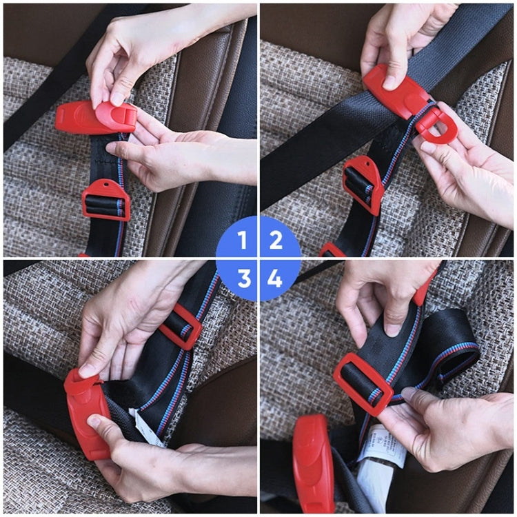 Car Child Seat Safety Belt Adjustment Anti-collision Limit Fixer(Blue) - Seat Accessories by PMC TechLife | Online Shopping South Africa | PMC TechLife