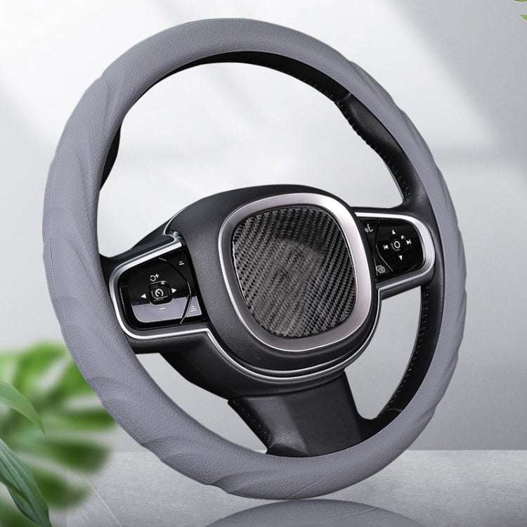 Silicone Non-slip Wear-resistant Steering Wheel Cover, Size: 37-42cm(Red) - Steering Wheel Accessories by PMC TechLife | Online Shopping South Africa | PMC TechLife | Buy Now Pay Later Mobicred