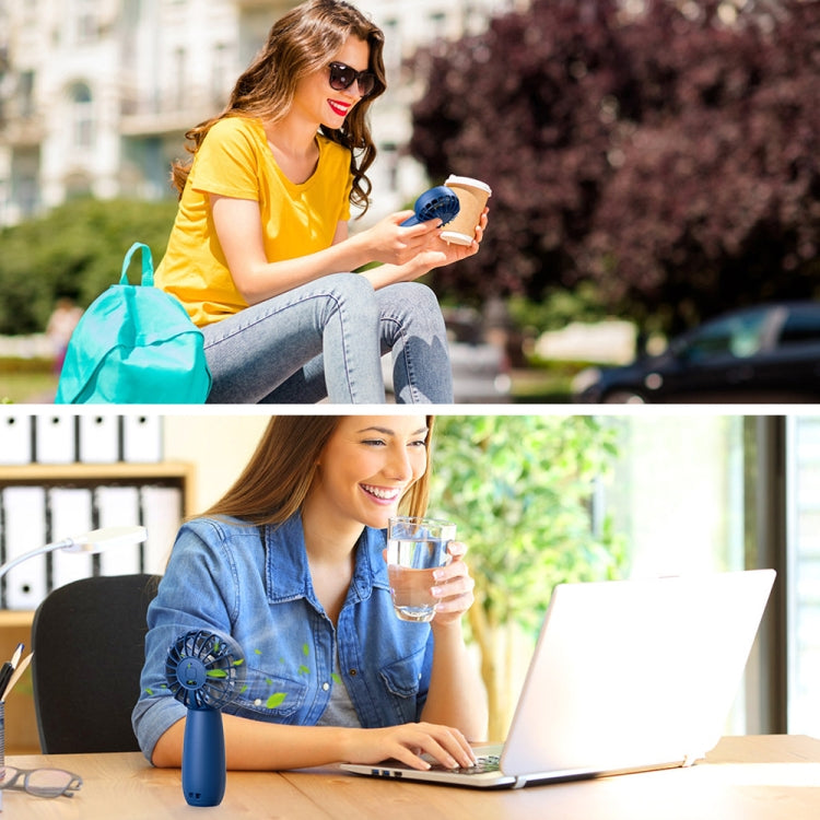 USB Outdoor Mini Handheld Brushless Motor Fan, Style: 1500mAh(White) - Electric Fans by PMC TechLife | Online Shopping South Africa | PMC TechLife