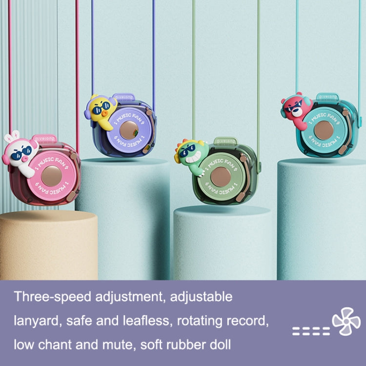 GL120-123 Hanging Neck Fan Summer Handheld USB Portable Mini Fan(Blue) - Electric Fans by PMC TechLife | Online Shopping South Africa | PMC TechLife | Buy Now Pay Later Mobicred