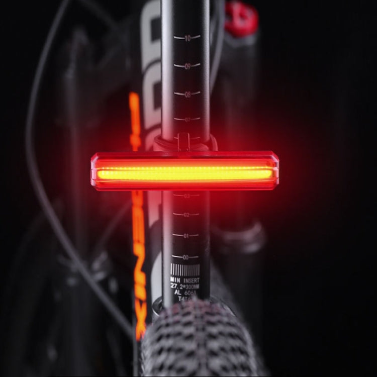 Bicycle Tail Light USB Rechargeable Waterproof Night Riding Warning Light(White) - Taillights by PMC TechLife | Online Shopping South Africa | PMC TechLife | Buy Now Pay Later Mobicred
