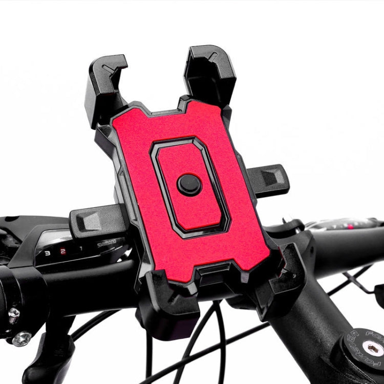 Electric Bike Motorcycle Bicycle Riding Shockproof Navigation Bracket, Color: Red For Rearview Mirror - Holders by PMC TechLife | Online Shopping South Africa | PMC TechLife | Buy Now Pay Later Mobicred