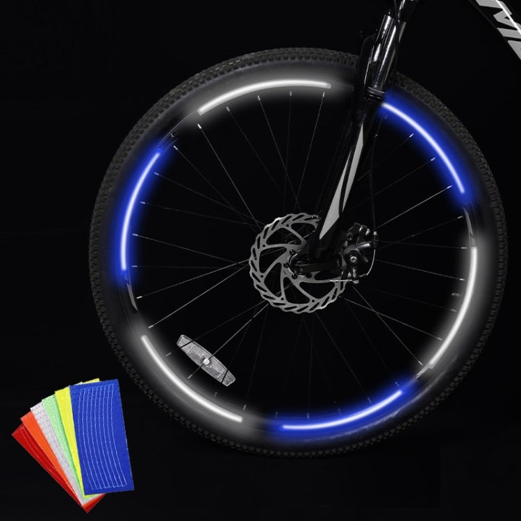 10pcs Reflective Stickers For Bicycle Rims Riding Equipment Accessories(Silver) - Decorative Accessories by PMC TechLife | Online Shopping South Africa | PMC TechLife | Buy Now Pay Later Mobicred