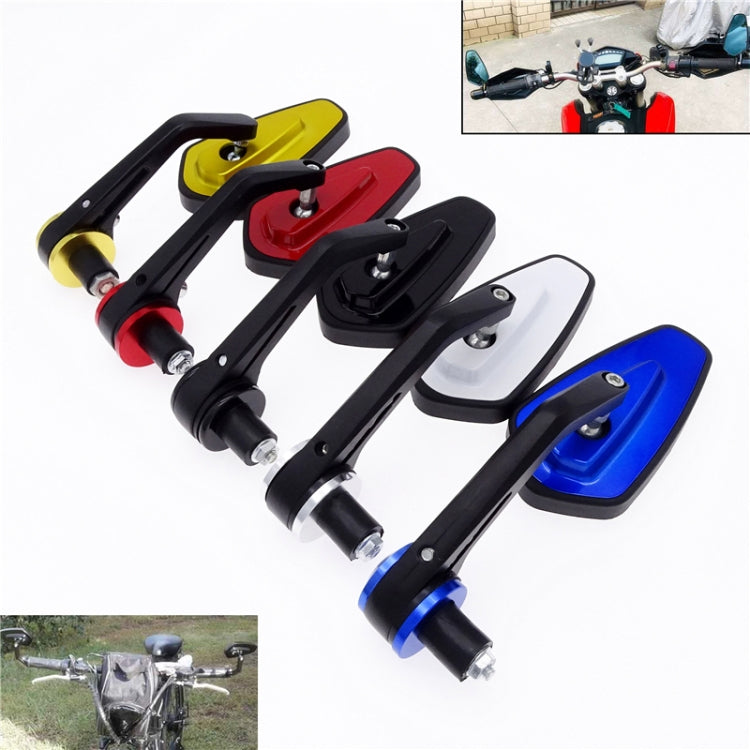 Motorcycle Handle All Aluminum Cherry Rearview Mirror(Black) - Side Mirrors by PMC TechLife | Online Shopping South Africa | PMC TechLife | Buy Now Pay Later Mobicred