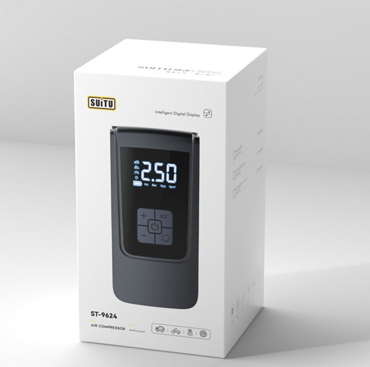 SUITU ST-9624A Wired 150psi Air Pump Intelligent Digital Display Car Bicycle Ball Electric Pump Cylinder - Inflatable Pump by SUITU | Online Shopping South Africa | PMC TechLife | Buy Now Pay Later Mobicred