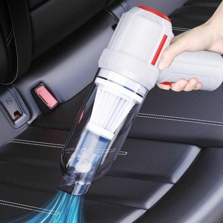 SUITU ST-6629 3 In 1 5500pa Car Wireless Vacuum Cleaner Blowing Suction And Pumping 3 Modes White -USB Cable - Vacuum Cleaner by SUITU | Online Shopping South Africa | PMC TechLife | Buy Now Pay Later Mobicred
