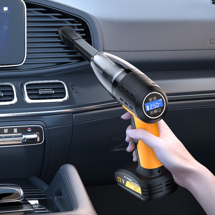 SUITU ST-6637 Wireless Model 5 In 1 60W Double Motor Car Vacuum Cleaner With Blowing Air Pump Pressure Measuring Lighting Function - free shipping - PMC TechLife - Order now!