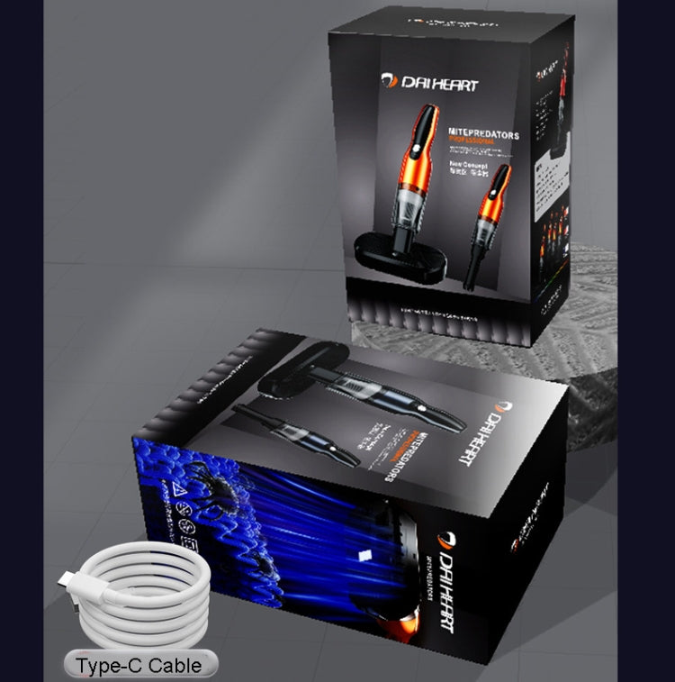 4 In 1 12000pa Wireless Mini Handheld Car Vacuum Cleaner Mite Remover(Navy Blue) - Vacuum Cleaner by PMC TechLife | Online Shopping South Africa | PMC TechLife | Buy Now Pay Later Mobicred