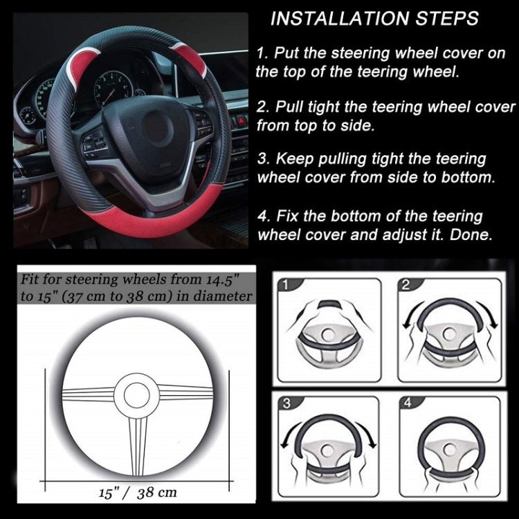 38cm Cute Rabbit Women Cartoon Car Steering Wheel Cover, Color: Round Black Boffee - Steering Wheel Accessories by PMC TechLife | Online Shopping South Africa | PMC TechLife | Buy Now Pay Later Mobicred