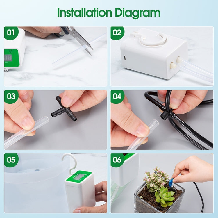 Household Intelligent Drip Irrigation Automatic Watering Timing Machine, Specification: Water 2 Potted Plants - Watering & Irrigation by PMc TechLife | Online Shopping South Africa | PMc TechLife | Buy Now Pay Later Mobicred