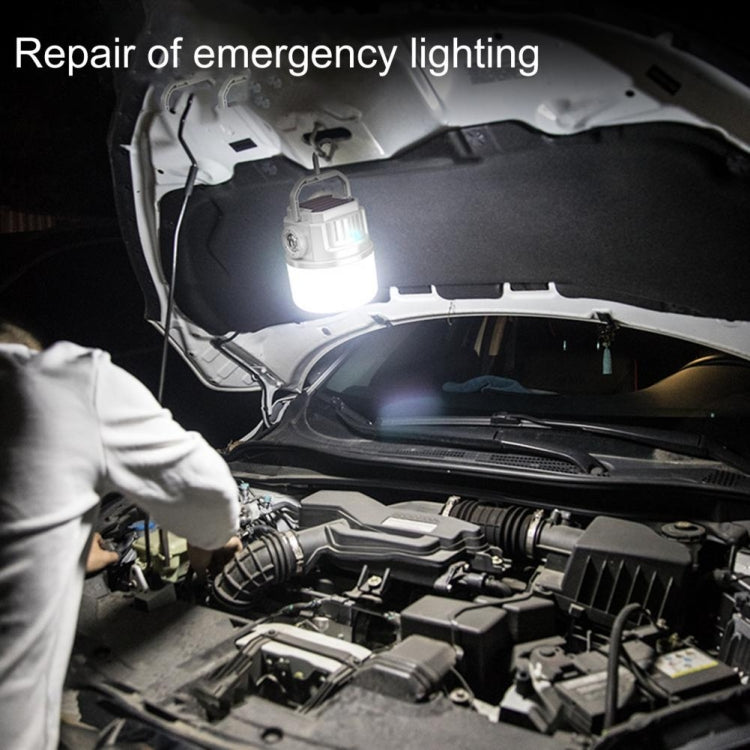 C52 Multifunctional Solar Camping Light Zoomable Waterproof Tent Light With USB Output(Green) - Camping Lighting by PMc TechLife | Online Shopping South Africa | PMc TechLife | Buy Now Pay Later Mobicred