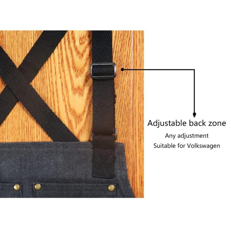 Heavy Canvas Workwear Craftsman April(Black) - Aprons & Caps by PMC TechLife | Online Shopping South Africa | PMC TechLife