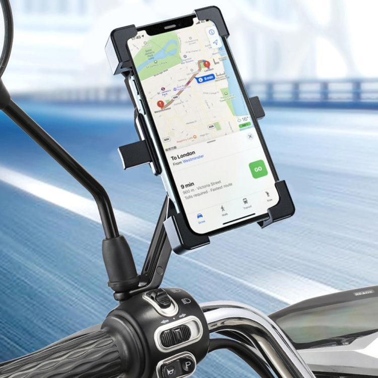 Shockproof Motorcycle Mobile Phone Holder Outdoor Bike Navigation Holder, Model: Handlebars - free shipping - PMC TechLife - Order now!