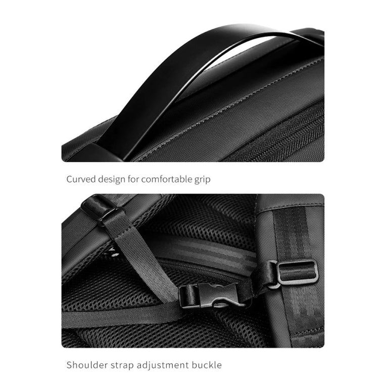 Business Large Capacity Travel Bag Multifunctional Waterproof Laptop Backpack With USB Port(Black) - Backpack by PMC Jewellery | Online Shopping South Africa | PMC Jewellery | Buy Now Pay Later Mobicred