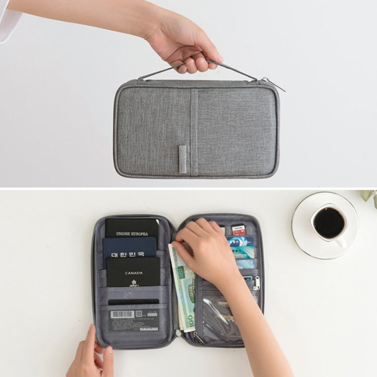 Travel Waterproof Dustproof Portable Passport Document Bag, Color: Navy Blue Small - Card & Passport Bags by PMC TechLife | Online Shopping South Africa | PMC TechLife | Buy Now Pay Later Mobicred