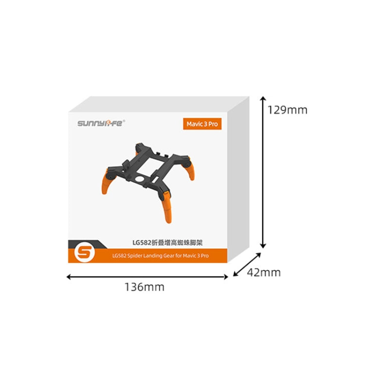 Sunnylife M3P-LG582 For DJI Mavic 3 Pro Folding Increases Tripod Protection Support Spider Landing Rack(Dual Color) - Holder Series by PMC TechLife | Online Shopping South Africa | PMC TechLife | Buy Now Pay Later Mobicred