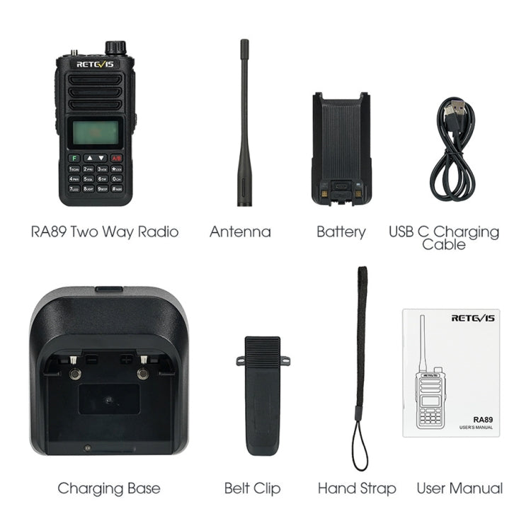 RETEVIS RA89 UV Dual-segment IP68 Waterproof Dual-guard Dual-standby Walkie Talkie(EU Frequency 144-146/430-440MHz) - free shipping - PMC TechLife - Order now!