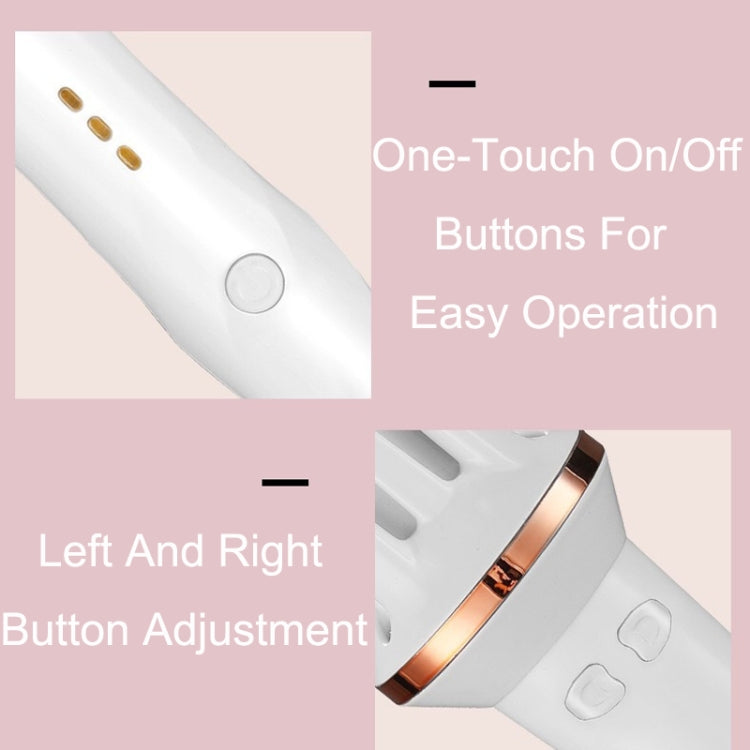 Automatic Curling Iron With Bi-Directional Rotating Ceramic Glaze Coating Hair Care, Plug: UK Plug White - free shipping - PMC TechLife - Order now!