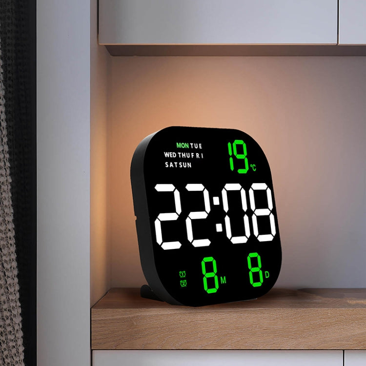 6633 LED Screen Digital Display Timing Desktop Alarm Clock Living Room Hanging Clock(White Light) - Wall Clock by PMc TechLife | Online Shopping South Africa | PMc TechLife | Buy Now Pay Later Mobicred