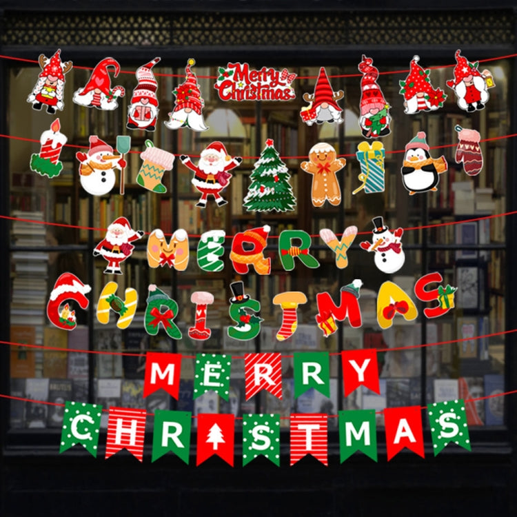 Christmas Alphabet Pull Flag Holiday Party Venue Decoration, Model: HL024 - Ornaments by PMC TechLife | Online Shopping South Africa | PMC TechLife