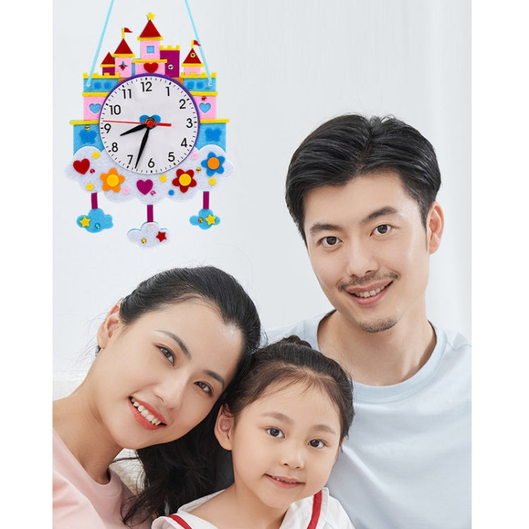 Cartoon Clock Children DIY Handmade Teaching Aids Christmas Decoration(Random Christmas Style) - Christmas Ornaments by PMc TechLife | Online Shopping South Africa | PMc TechLife | Buy Now Pay Later Mobicred