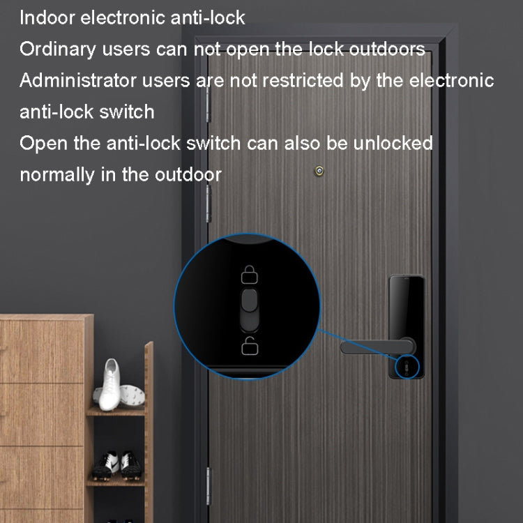 C89 Smart Fingerprint Password Lock Home Indoor Door TUYA System Lock(Black) - free shipping - PMc TechLife - Order now!