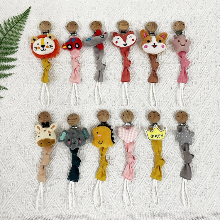 Animal Head Pacifier Chain Newborn Pacifier Clip, Style: Lion - Cups & Silicone Nipple by PMC TechLife | Online Shopping South Africa | PMC TechLife | Buy Now Pay Later Mobicred