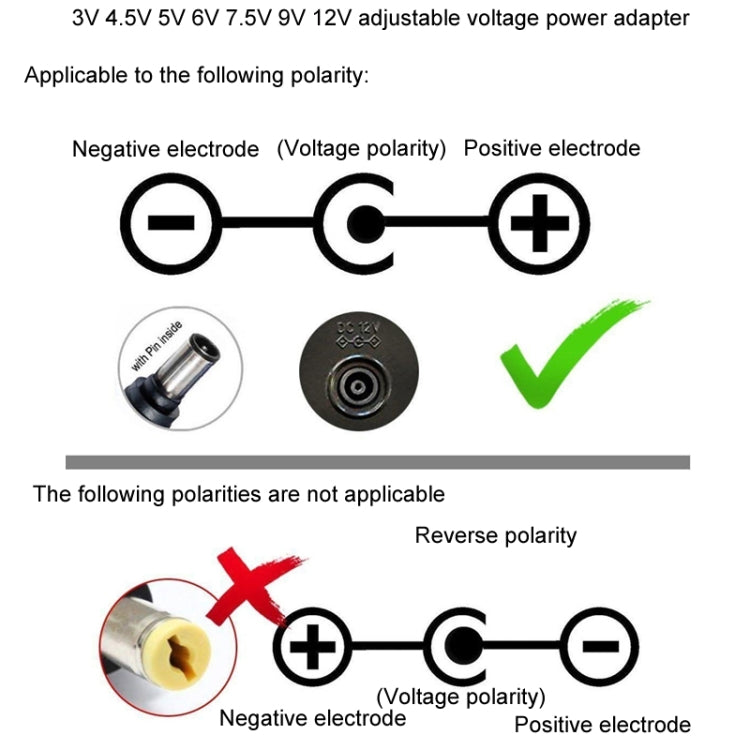 65W 6-20V Adjustable 3A DC Power Adapter Charger, Specification: EU Plug - Universal Power Adapter by PMC TechLife | Online Shopping South Africa | PMC TechLife | Buy Now Pay Later Mobicred